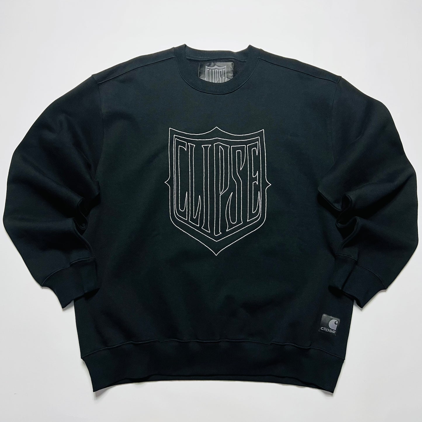Carhartt x Clipse WIP Sweatshirt Crewneck Pullover schwarz XL