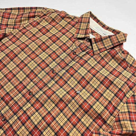 Peak Performance Luke FL Slim Fit Hemd braun gelb M / L - Cats on Stacks VNTG