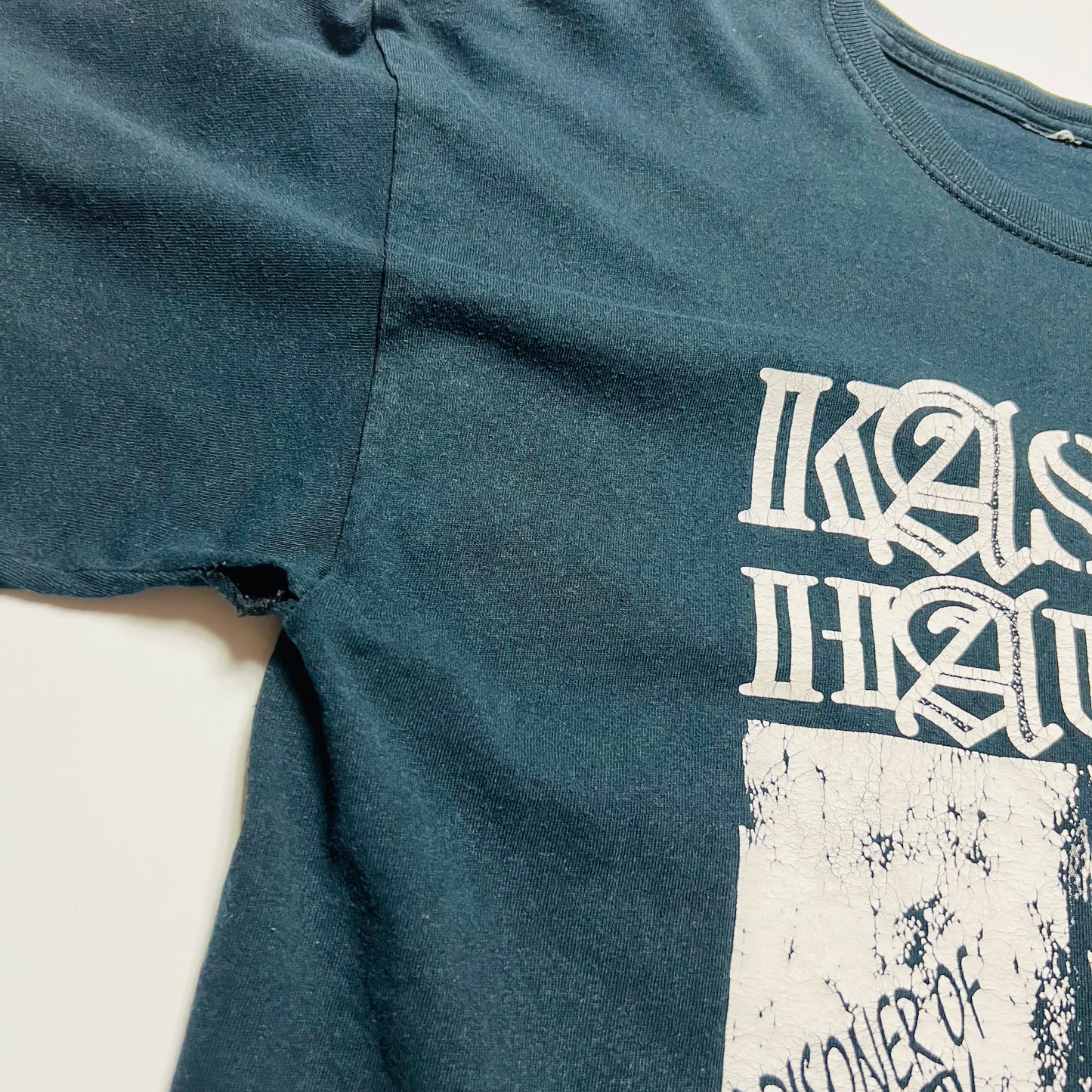 Kaspar Hauser Vintage 2000s Y2K Punk T-Shirt schwarz L