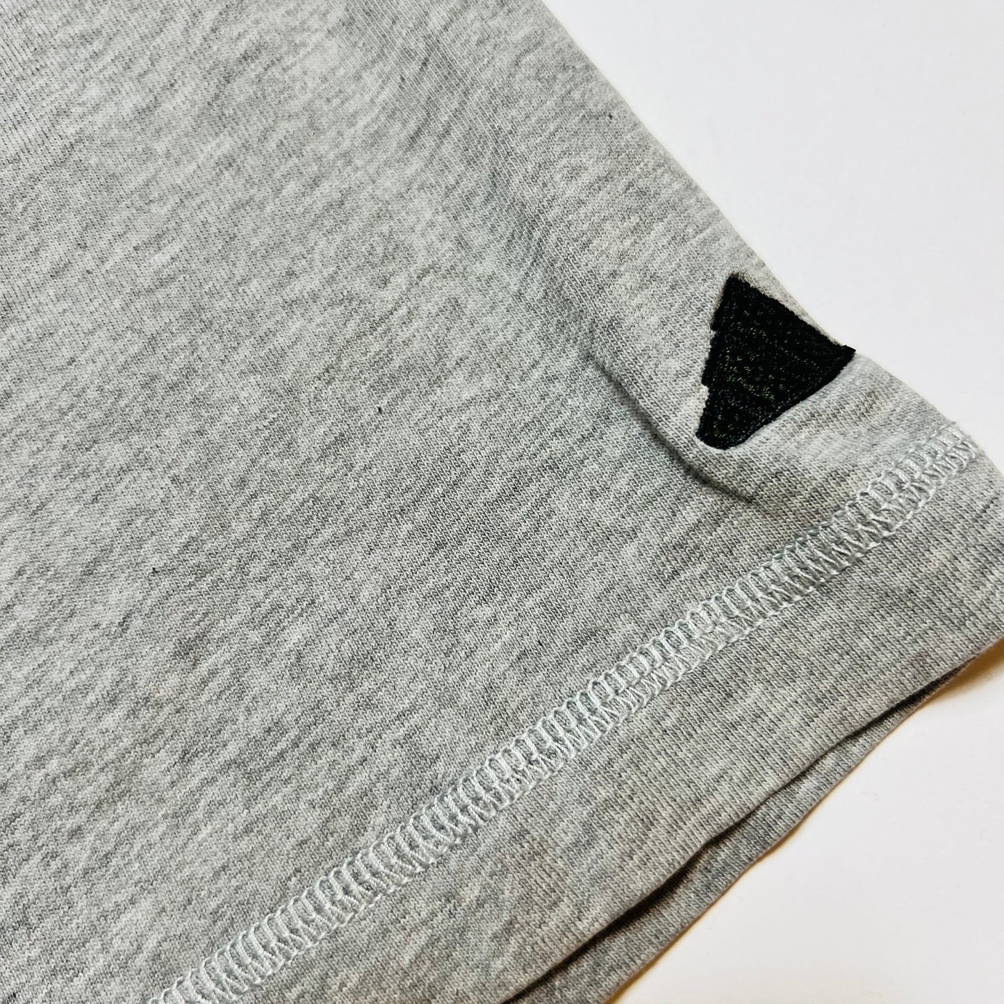 Adidas Vintage 90s Big Stripes Logo T-Shirt grau L / XL