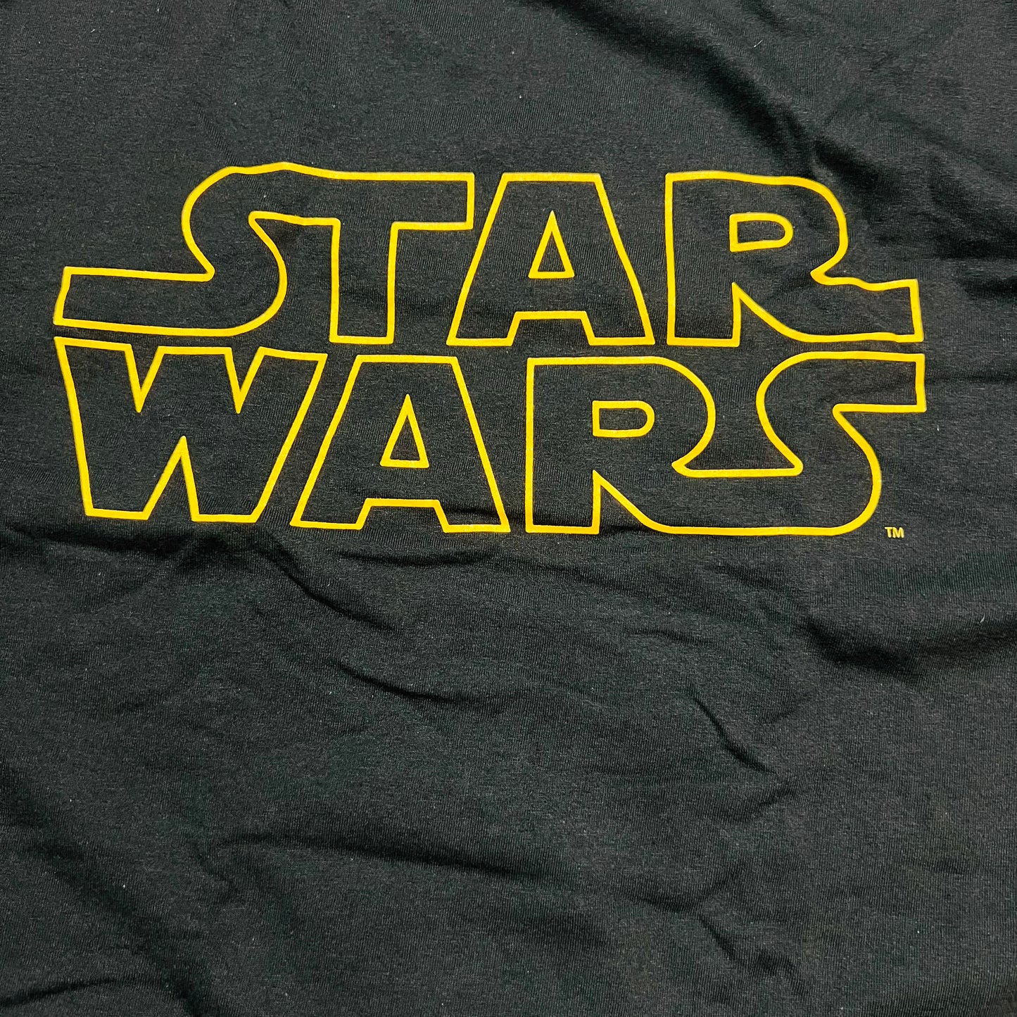 Star Wars Spellout Retro Movie T-Shirt schwarz XL