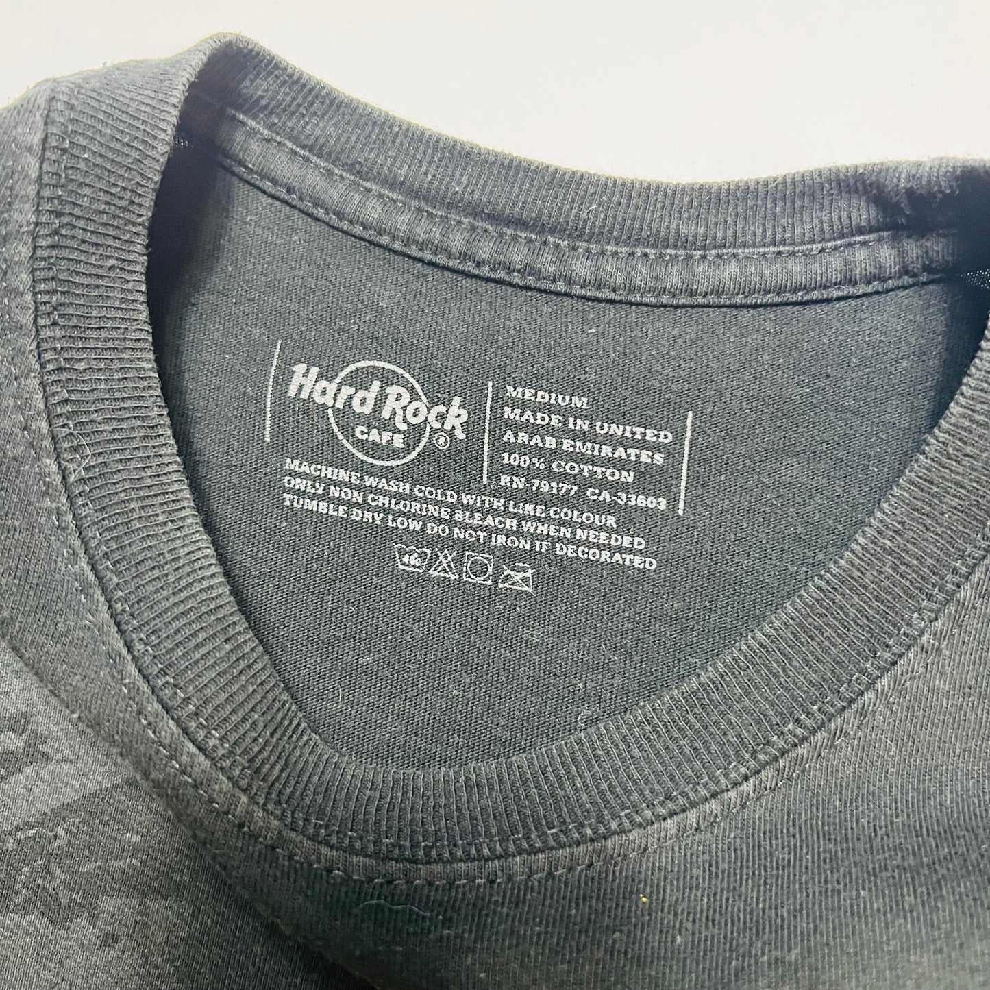 Hard Rock Cafe x Gothenburg Schweden Retro T-Shirt schwarz S / M