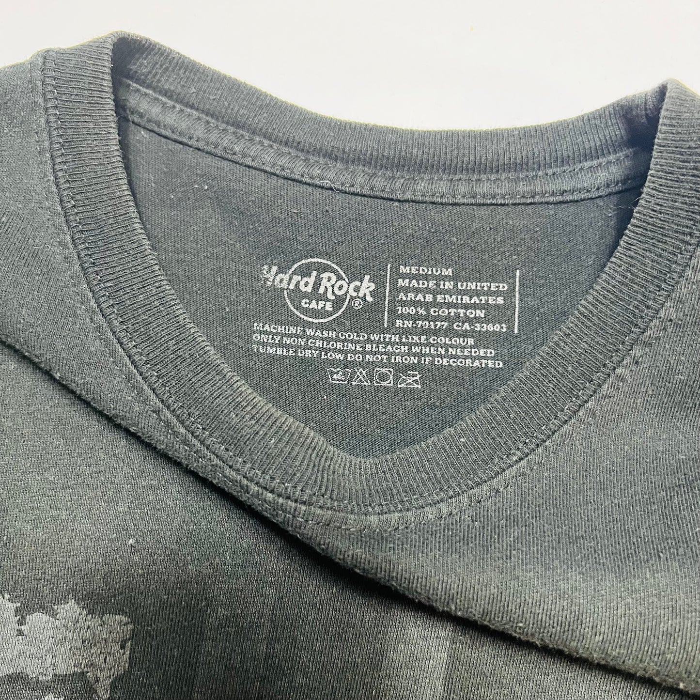 Hard Rock Cafe x Oslo Norwegen Retro T-Shirt schwarz S / M