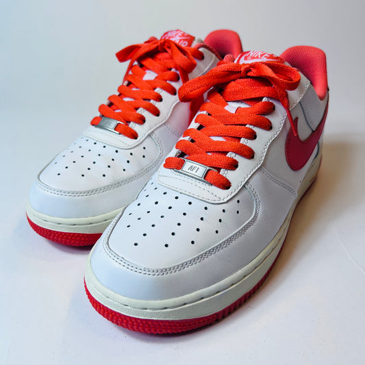 Nike Air Force 1 "White & Orange" 488298-145 Größe 42