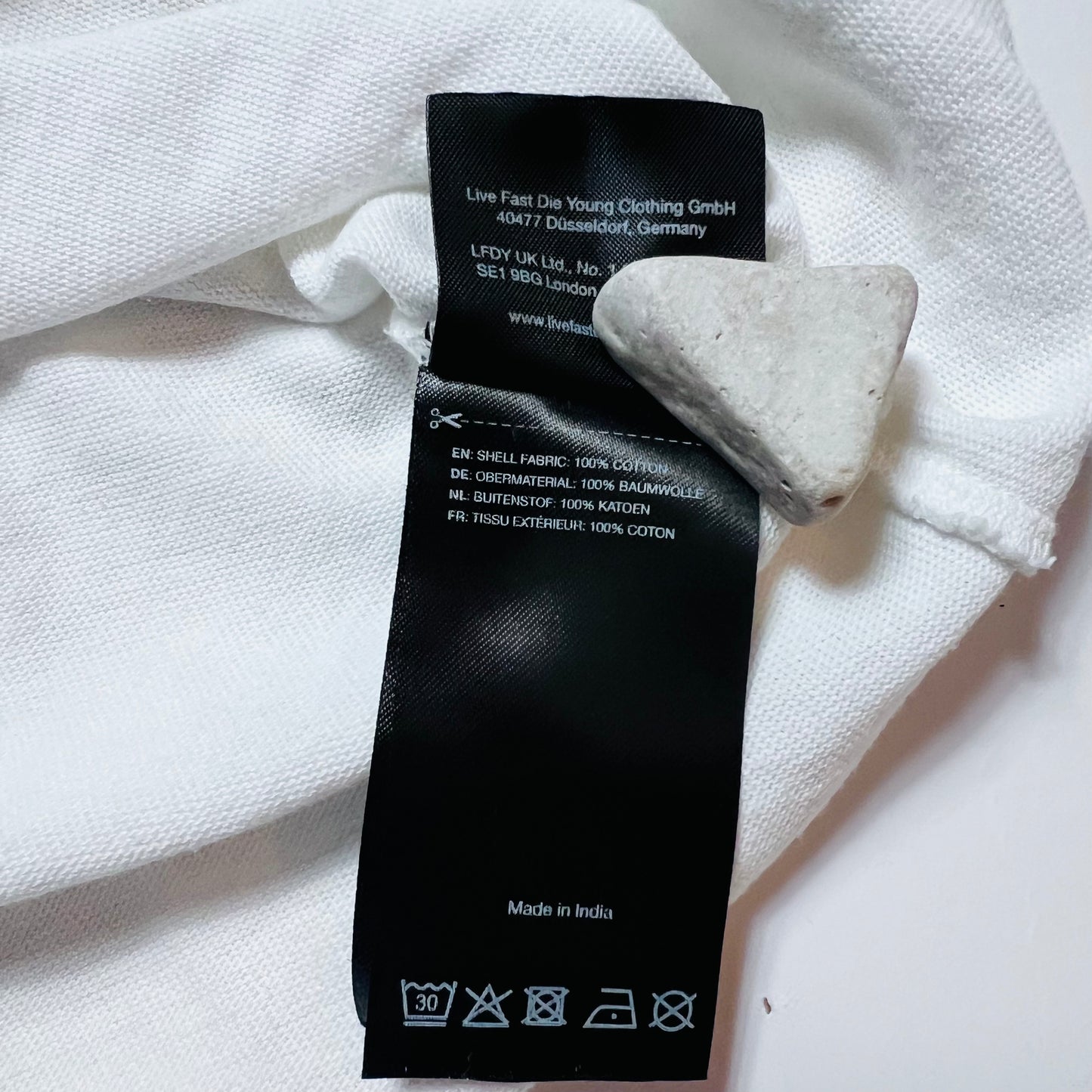 LFDY Live Fast Die Young "Adults Only" T-Shirt creme weiß XL / XXL - Cats on Stacks VNTG