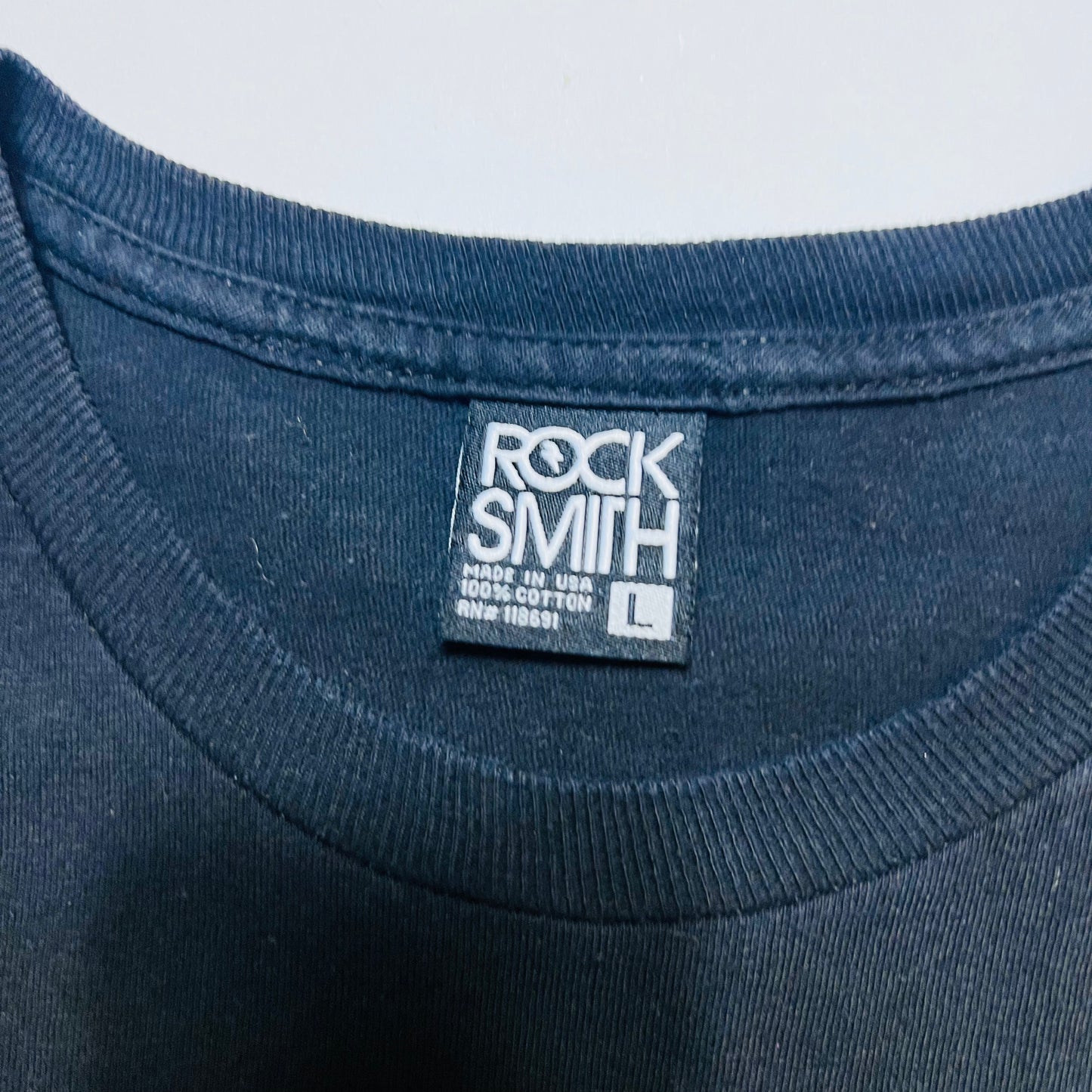 Rock Smith Vintage 2000s Y2K "Slum Dog" T-Shirt schwarz M / L