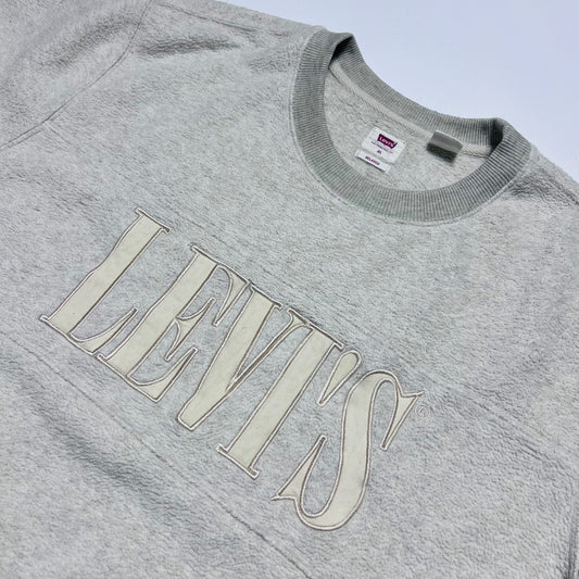 Levis Frottee Crewneck Pullover cremeweiß XL / XXL