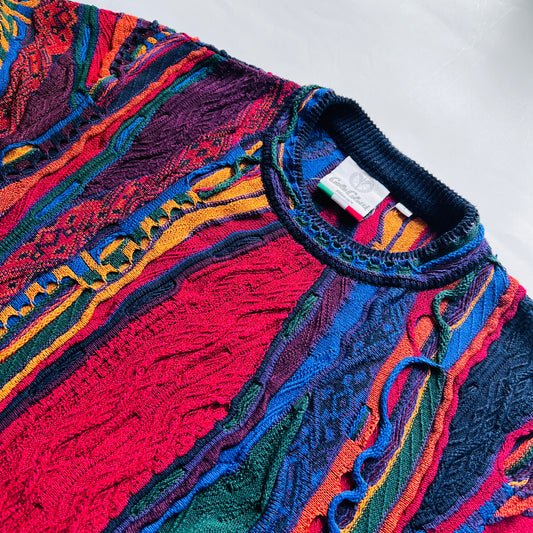 Carlo Colucci 'De Prezzo' Crewneck Strickpullover bunt M / L