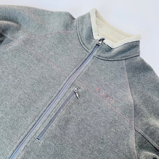 Columbia Vintage 90s Outdoor Fleece Jacke grau M / L - Cats on Stacks VNTG