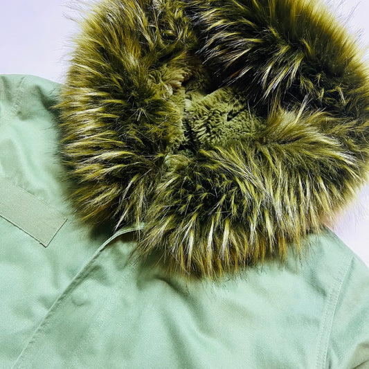 Damen Don`t believe the Hype Winterjacke Parka grün M - Cats on Stacks VNTG