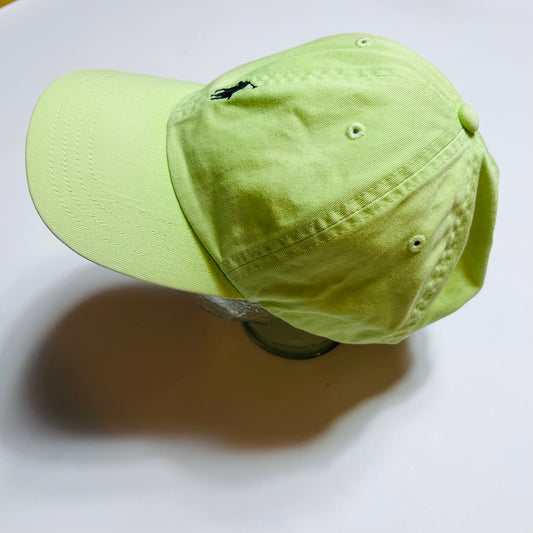 Ralph Lauren Vintage 90s Polo Cap hellgrün Mini Pony Strapback - Cats on Stacks VNTG