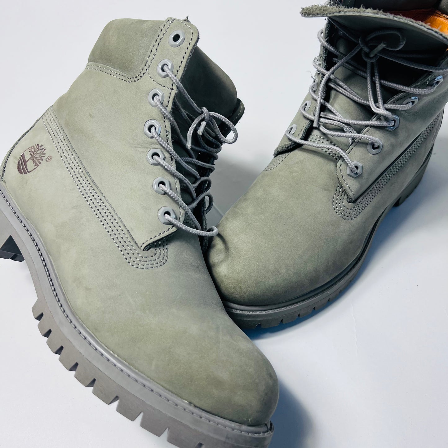 Timberland Premium Suede Damen Boots Stiefel Grau Größe 75M / 41