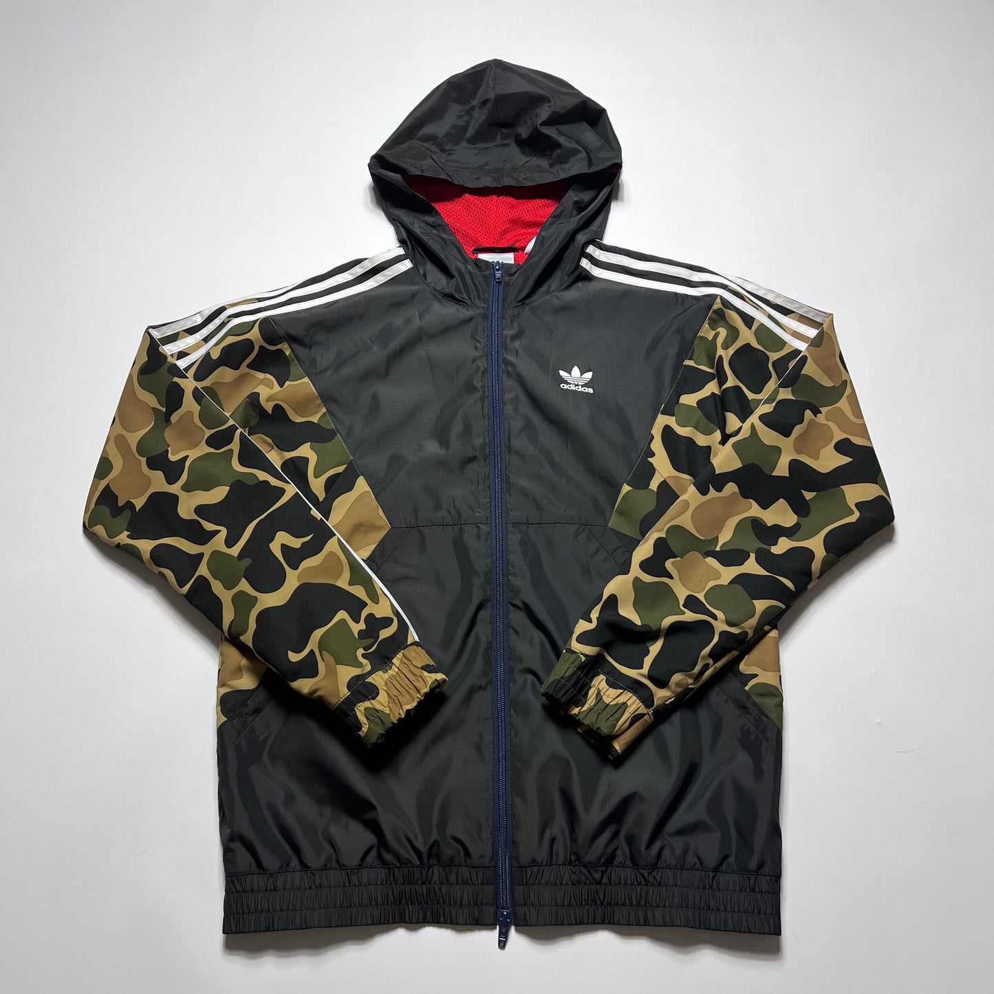 Adidas Black Camo Tracking Jacke M - Cats on Stacks VNTG