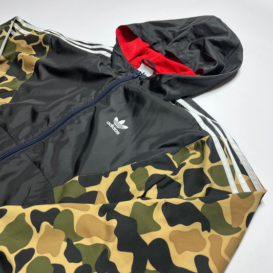 Adidas Black Camo Tracking Jacke M - Cats on Stacks VNTG