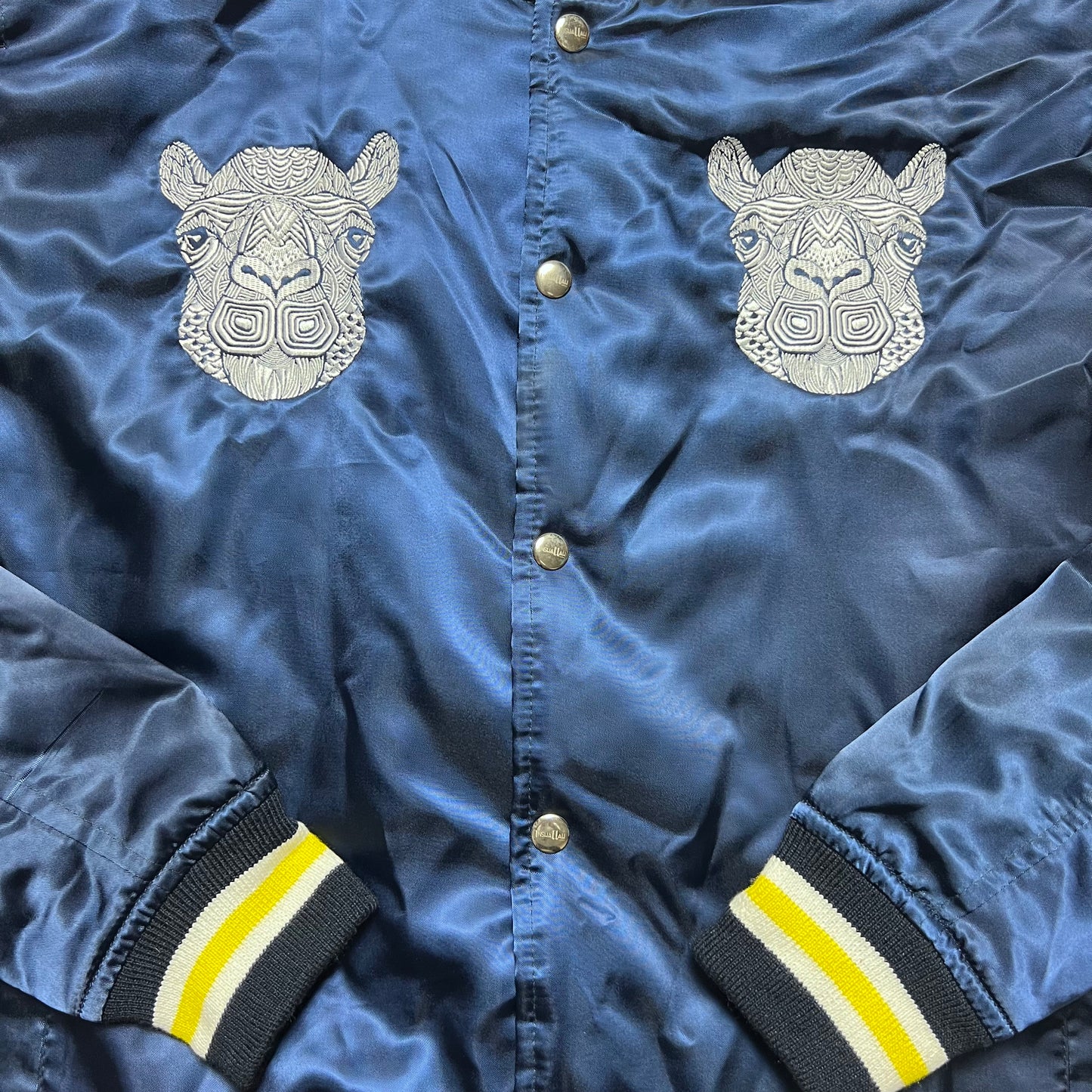 Inshallah Camel College Bomber Jacke M - Cats on Stacks VNTG