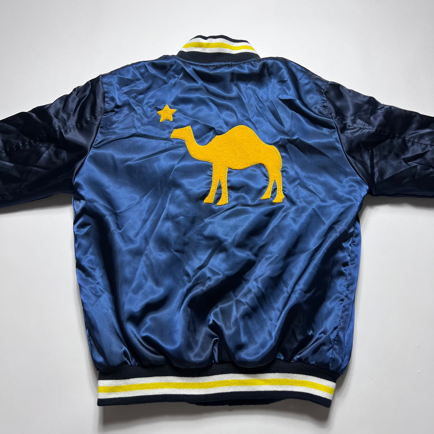 Inshallah Camel College Bomber Jacke M - Cats on Stacks VNTG