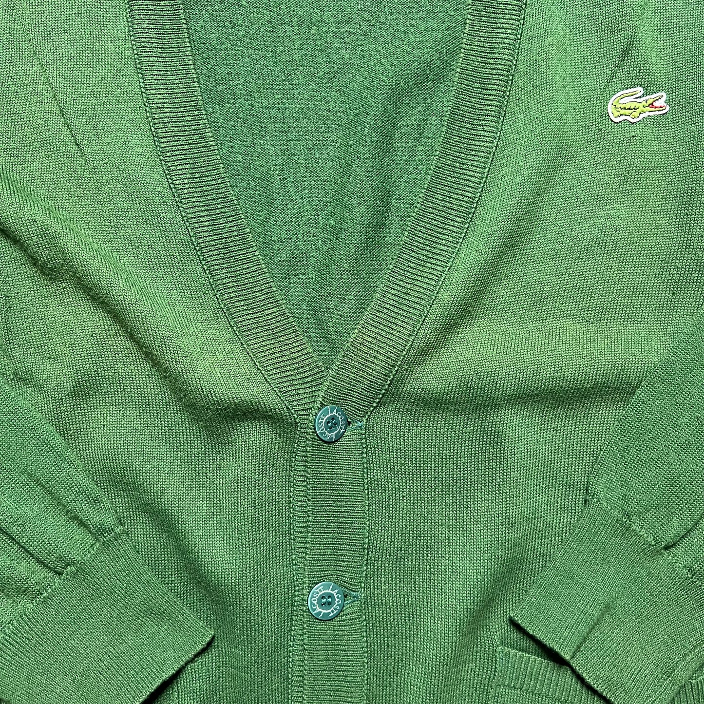 Vintage Lacoste Green Cardigan XL / XXL - Cats on Stacks VNTG