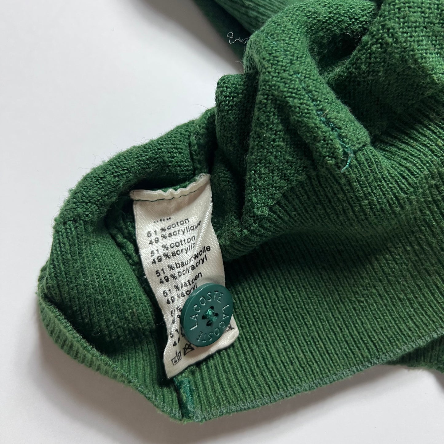Vintage Lacoste Green Cardigan XL / XXL - Cats on Stacks VNTG