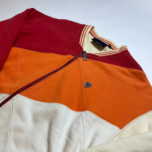 Vintage Y2K Striped Phat Farm College Jacke L - Cats on Stacks VNTG