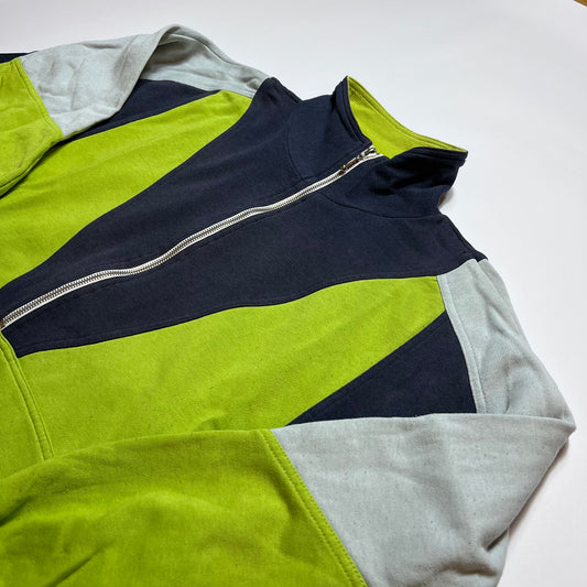 Vintage Unlimited Fun Fleece Zipper XL - Cats on Stacks VNTG