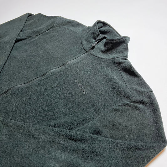 Y2K Kilimanjaro Black Fleece Jacke M / L - Cats on Stacks VNTG