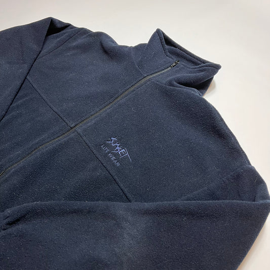Vintage Sunset Life Wear Navy Fleece Zipper L - Cats on Stacks VNTG