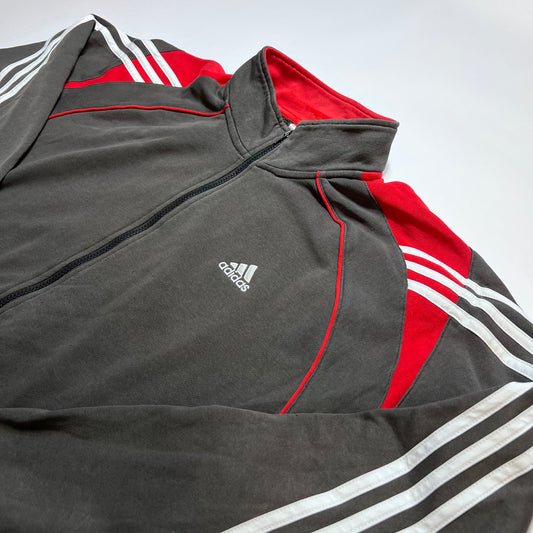 Vintage Y2K Gray Adidas Track Jacket XL - Cats on Stacks VNTG