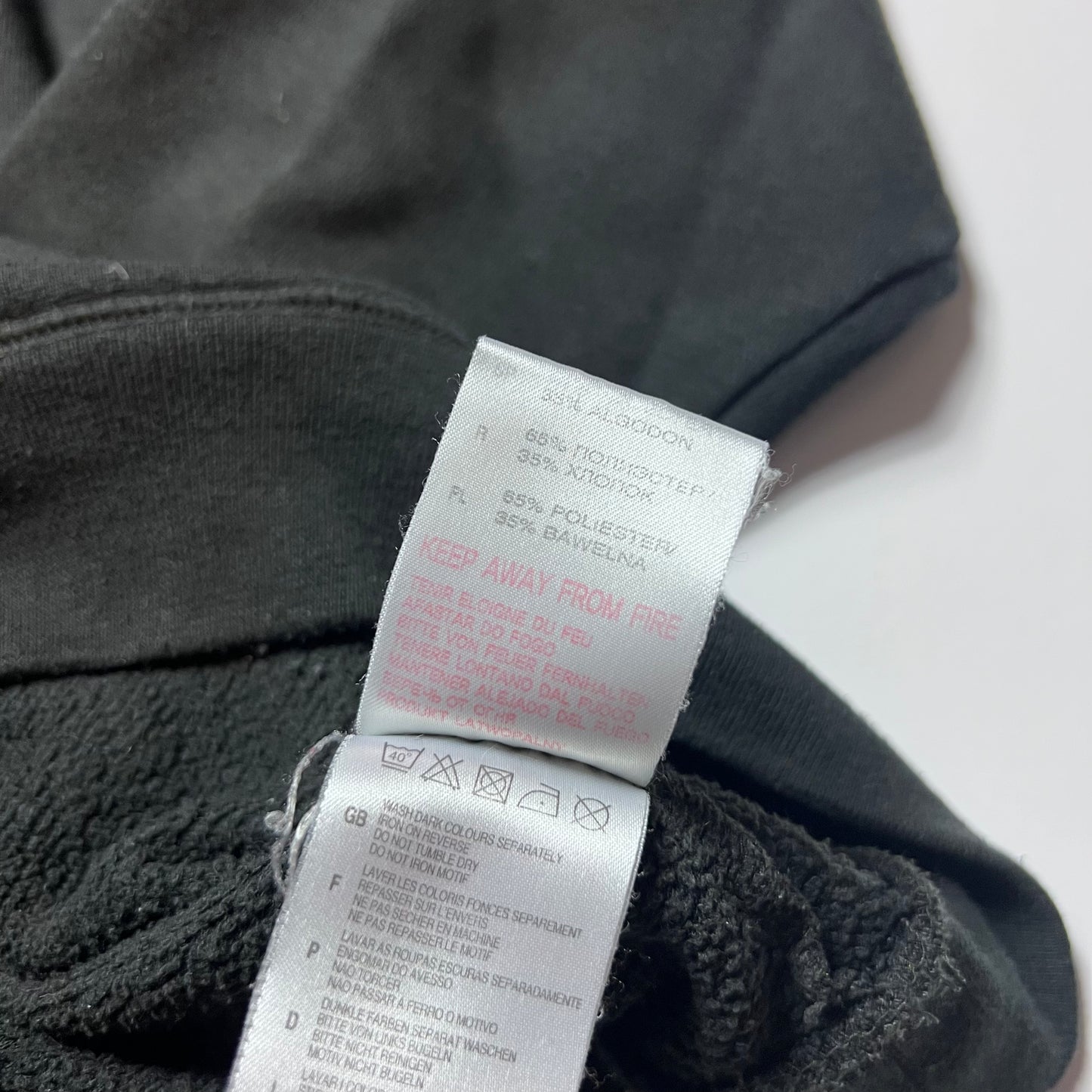 Vintage Reebok Script Hoodie L - Cats on Stacks VNTG