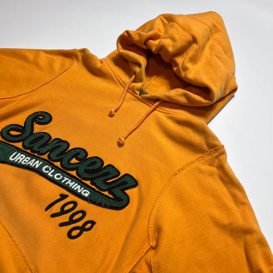 Vintage Sancezz Orange Hoodie L - Cats on Stacks VNTG