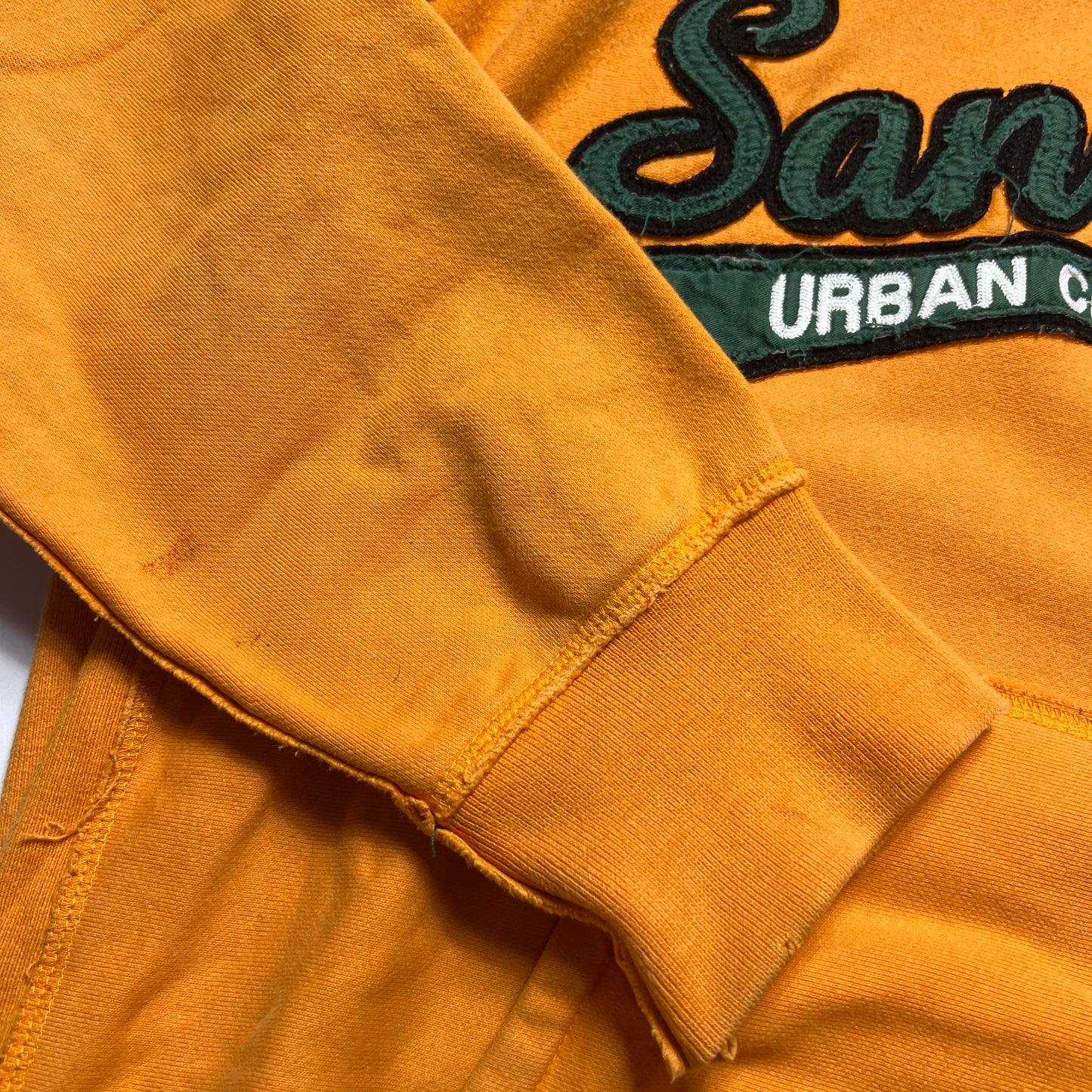 Vintage Sancezz Orange Hoodie L - Cats on Stacks VNTG