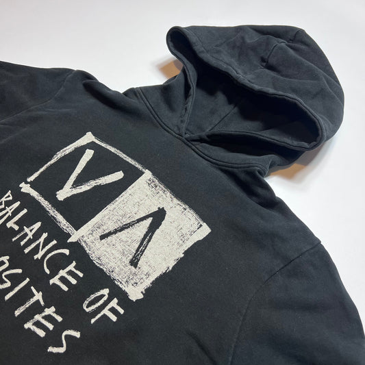 Y2K RVCA Black Hoodie M - Cats on Stacks VNTG