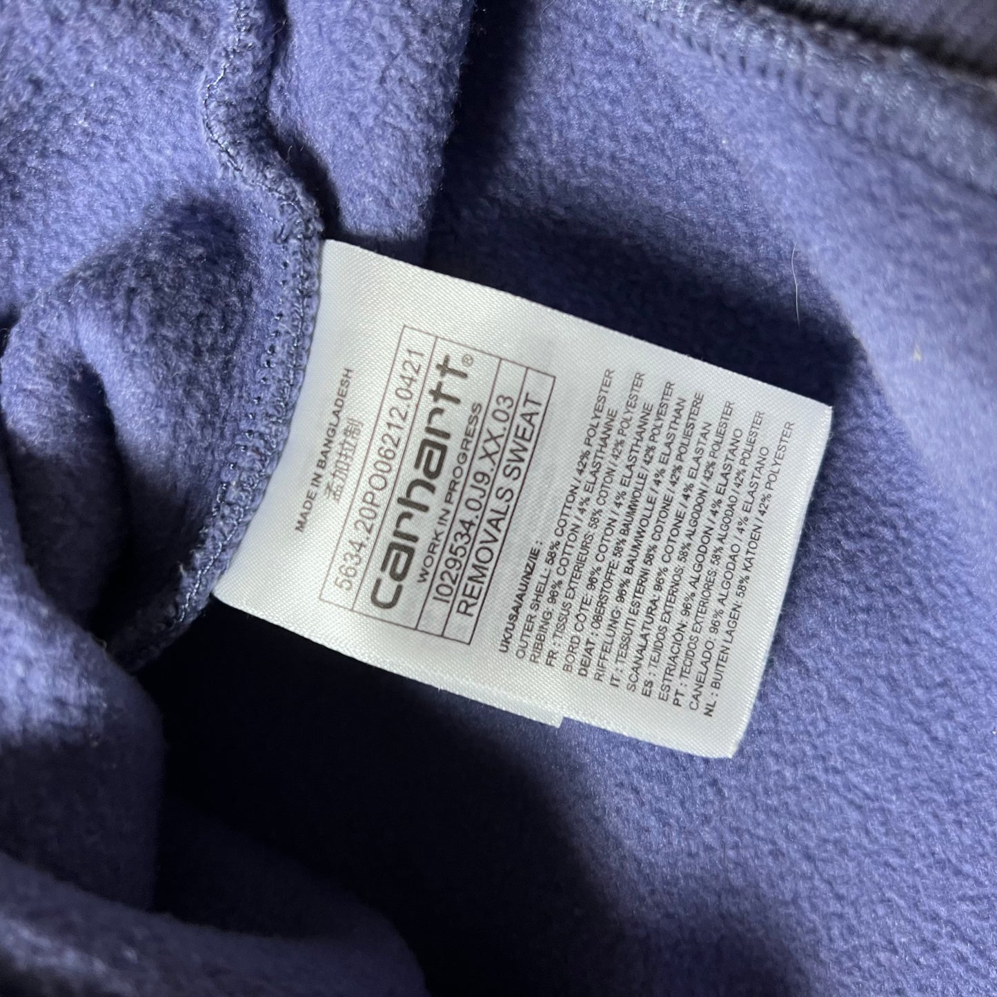 Carhartt Removals Sweat Crewneck XL - Cats on Stacks VNTG