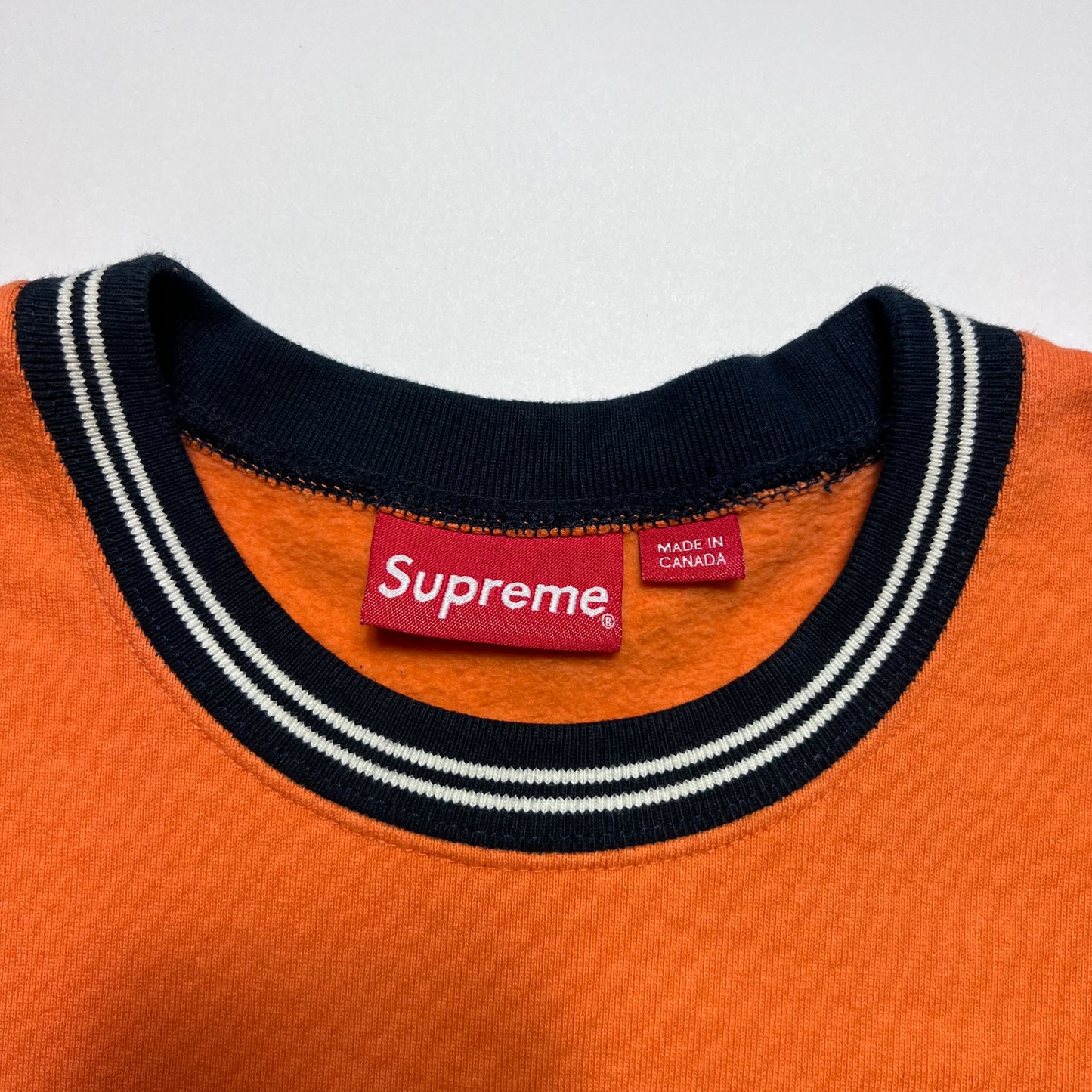 Supreme Team MCMXCIV Orange Crewneck L - Cats on Stacks VNTG