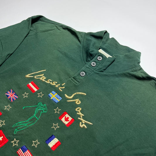 Vintage Steinebronn Sportcouture Pullover L - Cats on Stacks VNTG