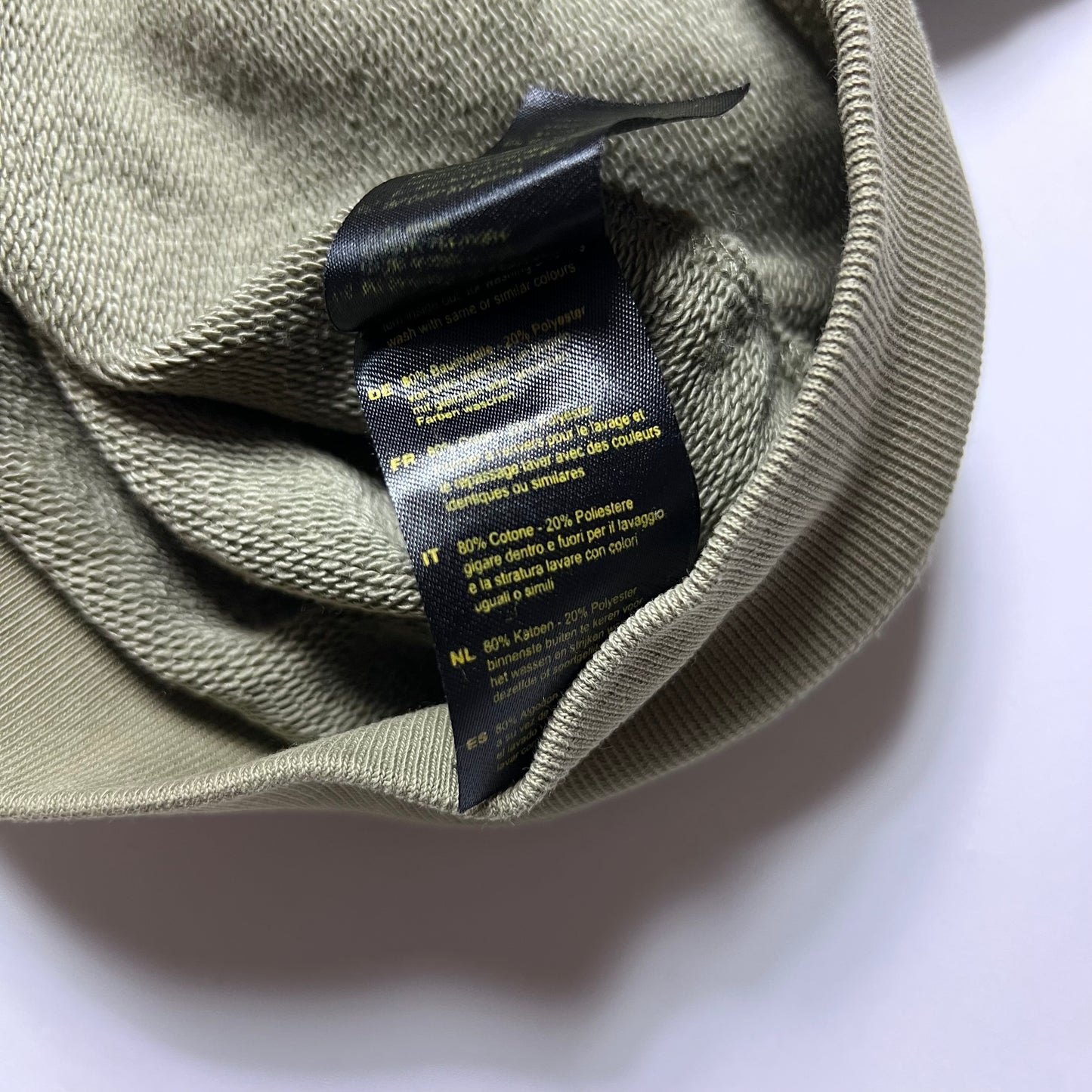 Y2K Alpha Industries Oliv Crewneck M - Cats on Stacks VNTG