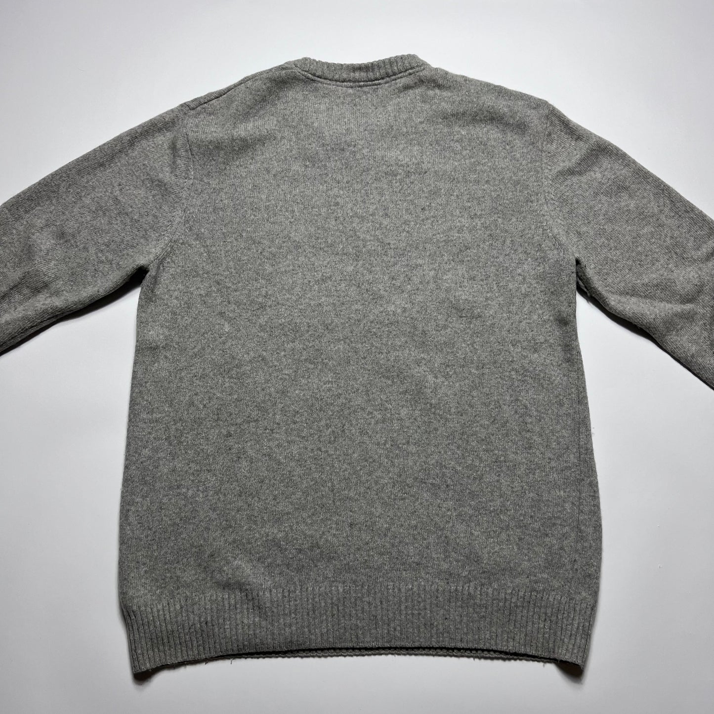 Y2K Space Monkeys French Wollpullover L - Cats on Stacks VNTG