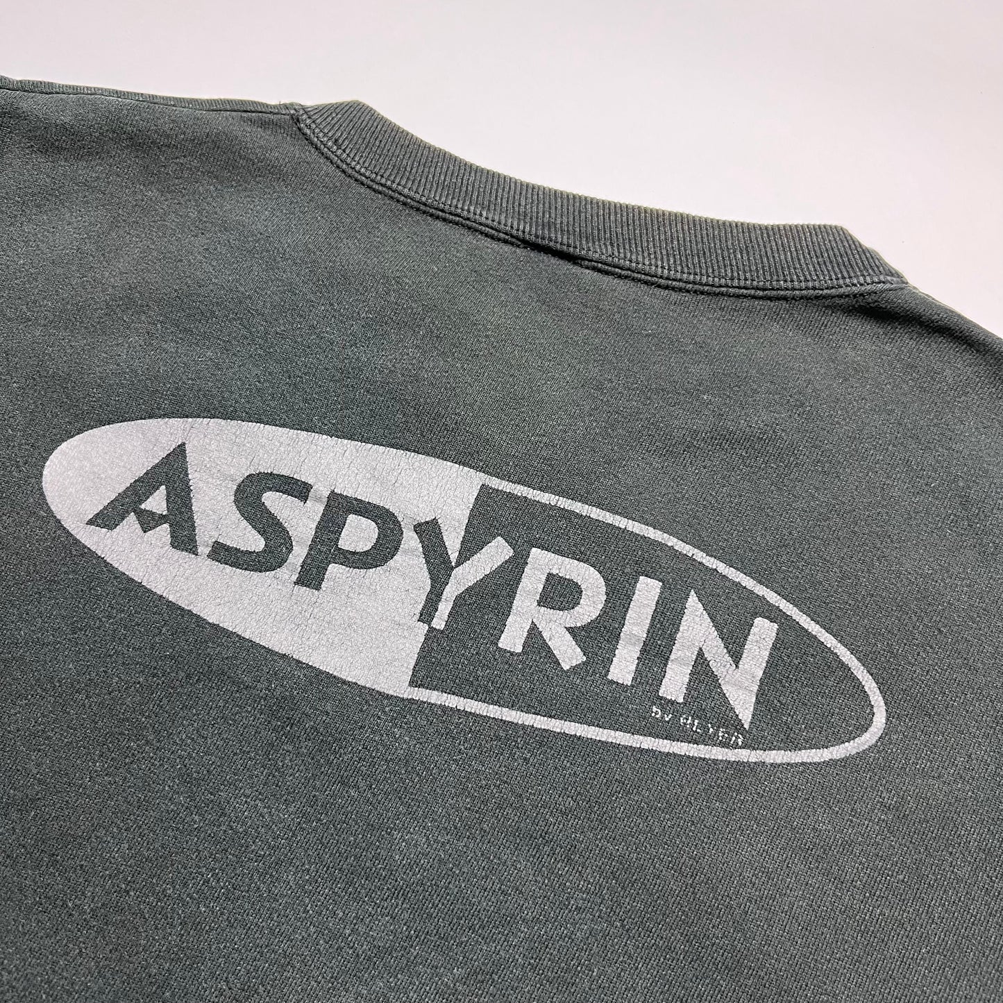 Vintage Aspyrin Black Crewneck XL - Cats on Stacks VNTG