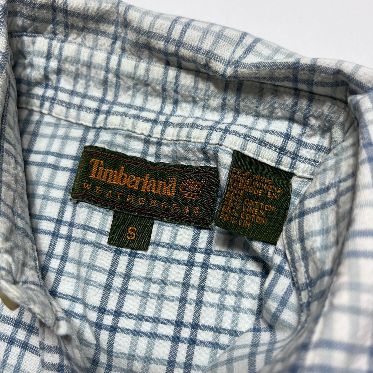 Vintage Timberland Karo Hemd S - Cats on Stacks VNTG