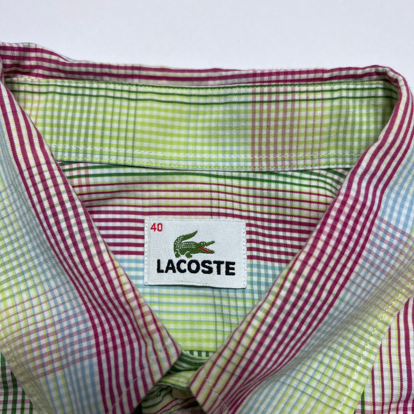 Vintage Lacoste Karo Hemd S - Cats on Stacks VNTG