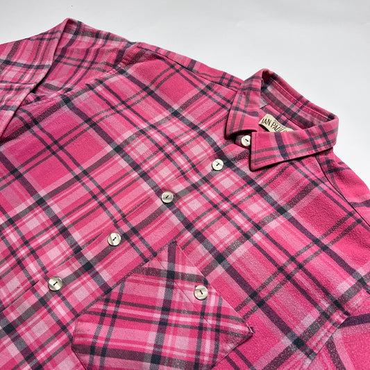 Vintage Jan Paulsen Flanellhemd XL - Cats on Stacks VNTG