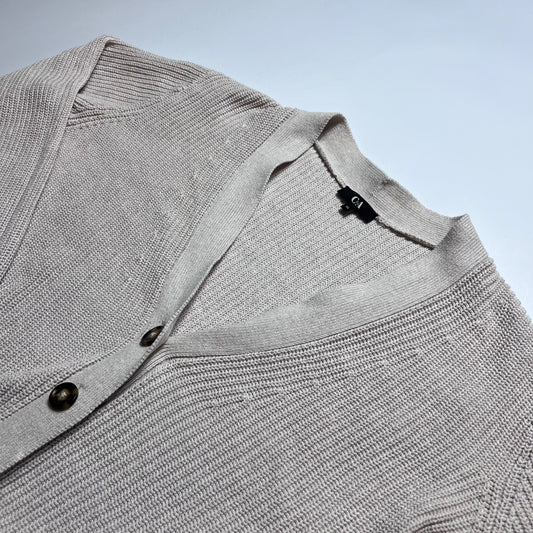 C&A Boxy Creme Cardigan L / XL - Cats on Stacks VNTG