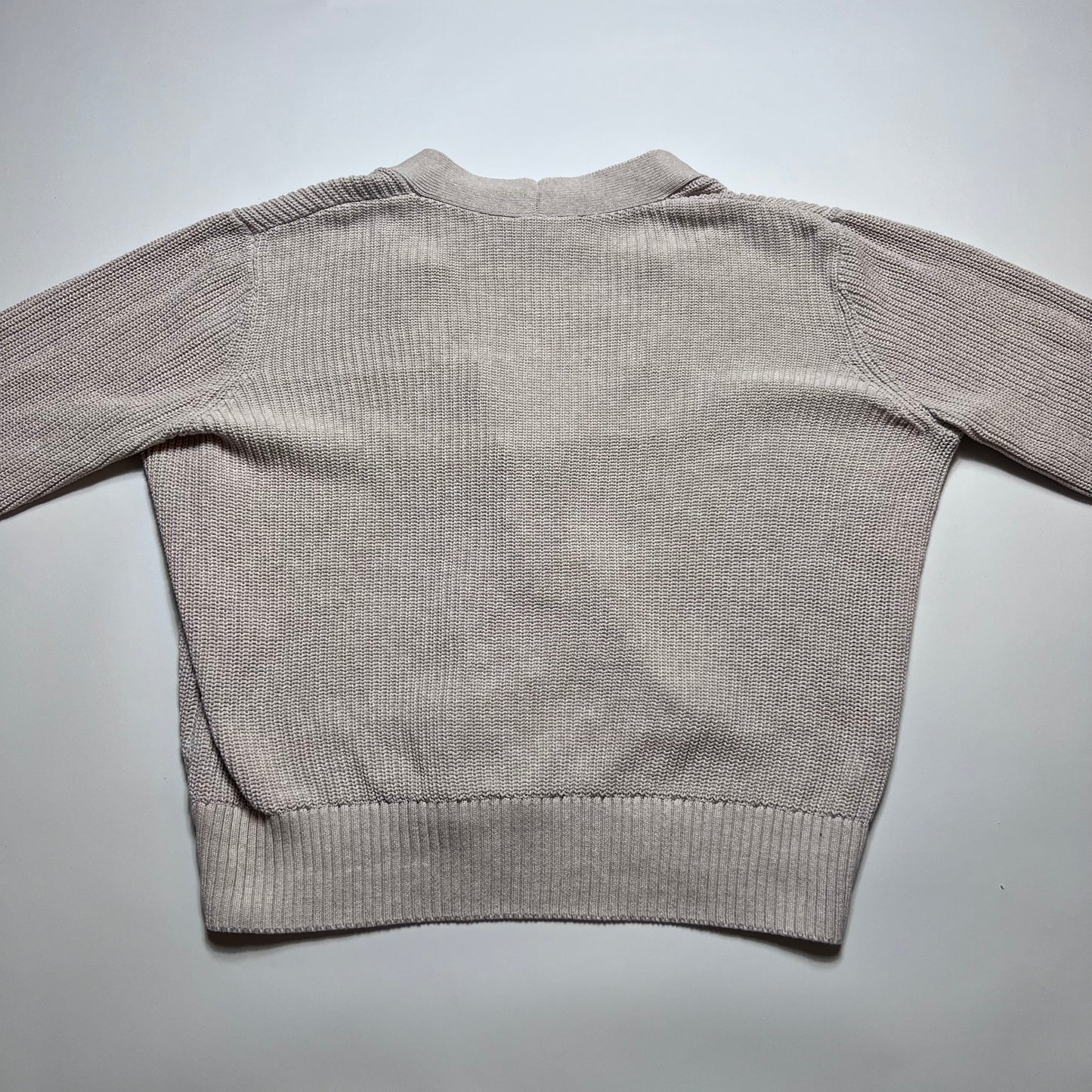 C&A Boxy Creme Cardigan L / XL - Cats on Stacks VNTG