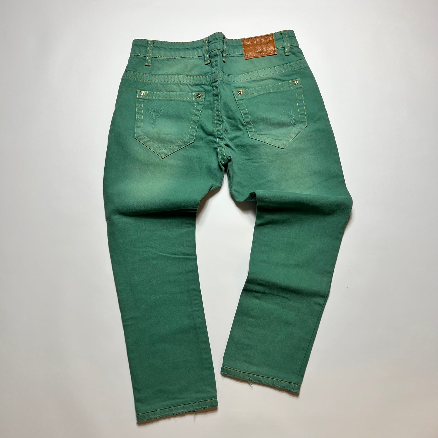 Y2K Tazzio Green Jeans 34/30 - Cats on Stacks VNTG