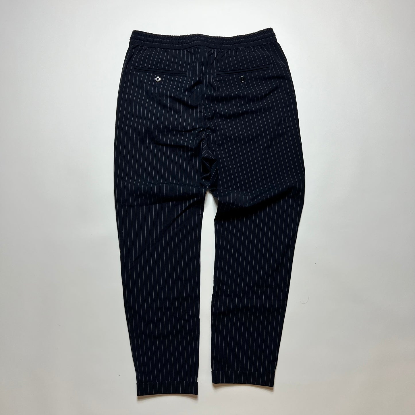 H&M Navy Nadelstreifen Chino Pants M - Cats on Stacks VNTG
