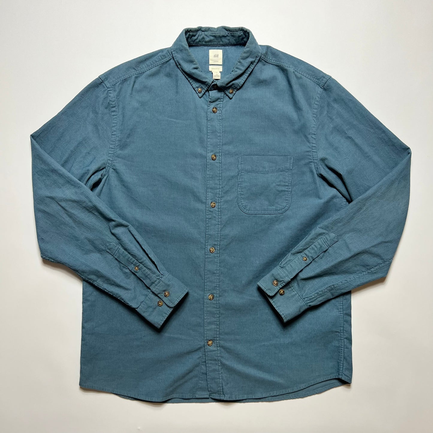 Retro H&M Cordhemd L - Cats on Stacks VNTG