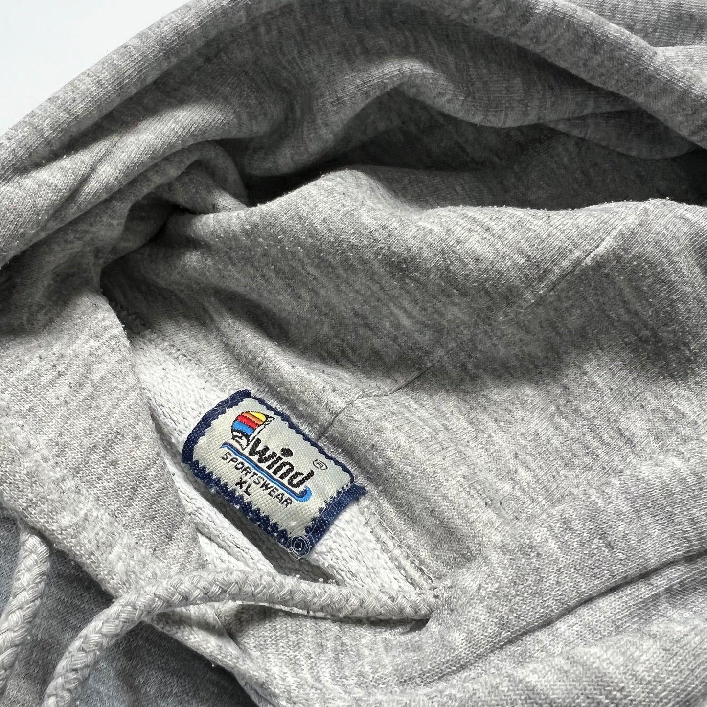 Vintage Wind Sports Gray Hoodie L - Cats on Stacks VNTG