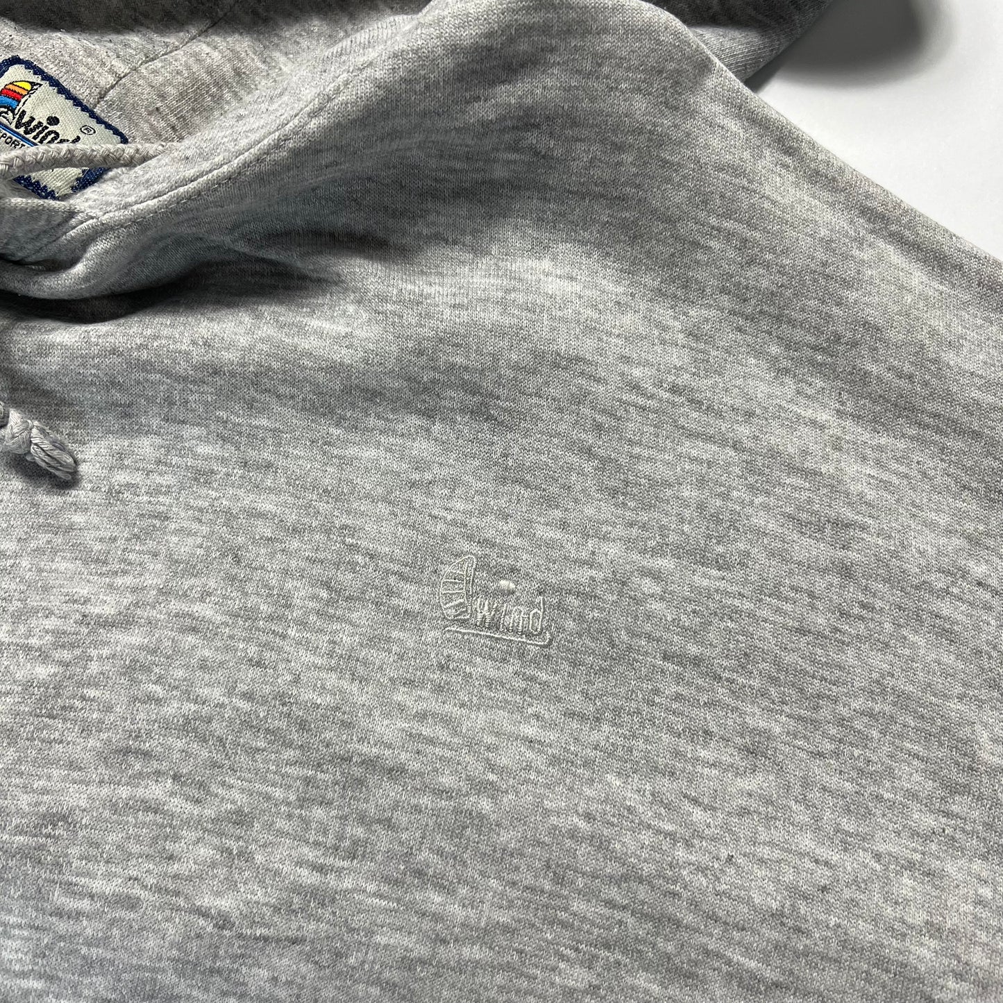 Vintage Wind Sports Gray Hoodie L - Cats on Stacks VNTG
