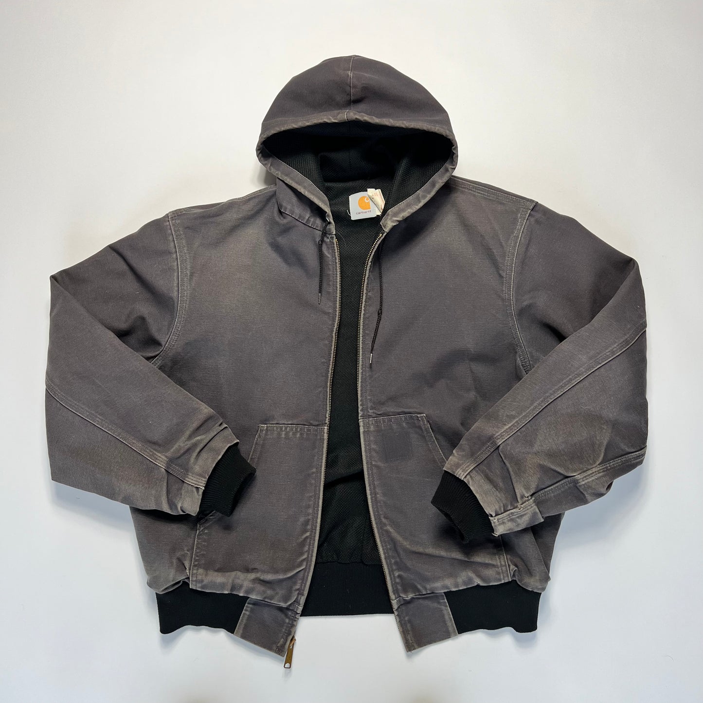 Vintage Carhartt Gray Denim Workwear Jacke XL - Cats on Stacks VNTG