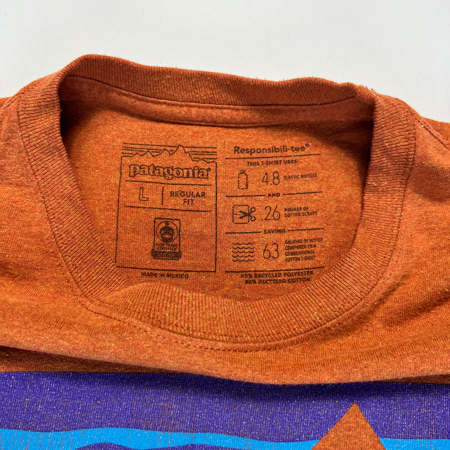 Patagonia Responsibili Brown T-Shirt L - Cats on Stacks VNTG