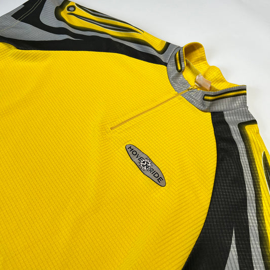 Vintage Move N Ride Cycling T-Shirt L - Cats on Stacks VNTG